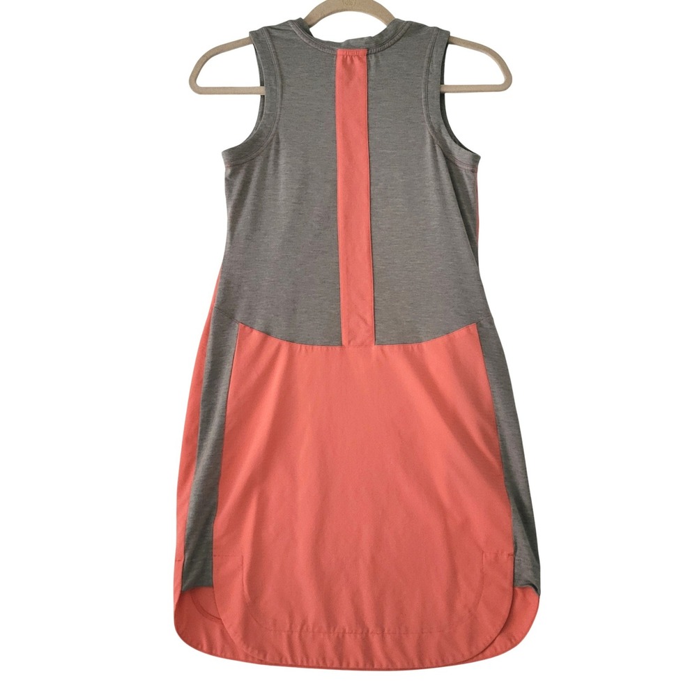 Title Nine Shella Tank Dress Size XS Tennis Golf Pickleball Orange Gray Womens - Picture 5 of 12